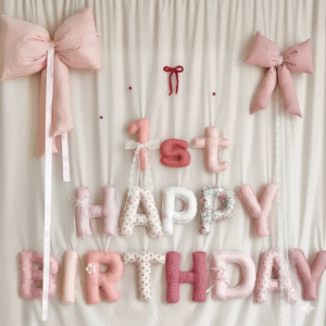 customized fabric letter banner