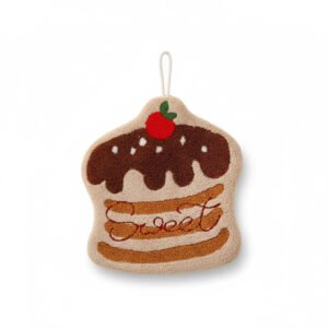 cherry cake hand towel