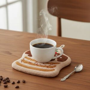 cherry cake hand towel