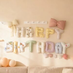 customized fabric letter banner