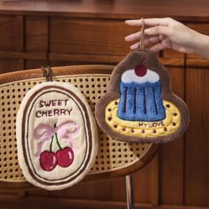 cherry style hand towel