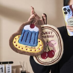 cherry style hand towel