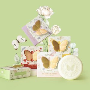 butterfly perfume soap
