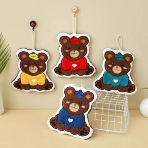 little bear hand towel