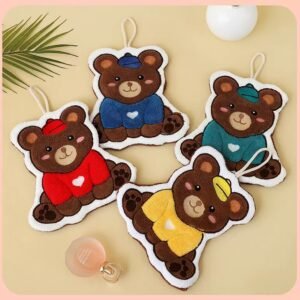 little bear hand towel