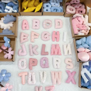 customized fabric letter banner