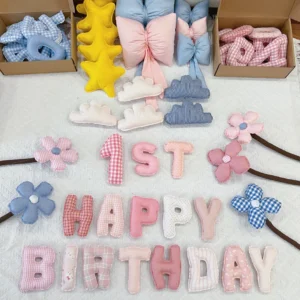 customized fabric letter banner