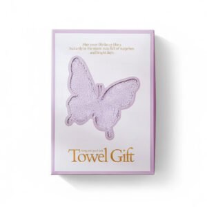 butterfly hand towel