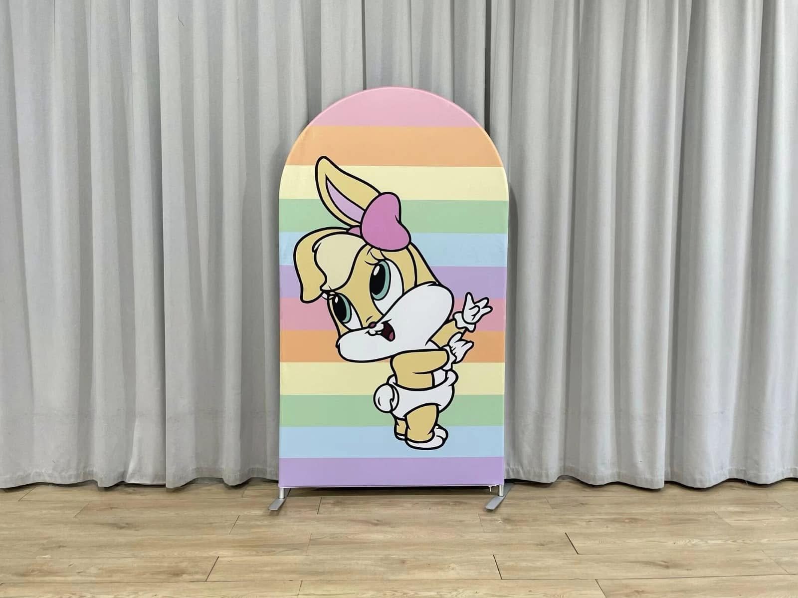 Baby Lola Bunny Backdrop Cover Baby Lola Bunny Backdrop Cover