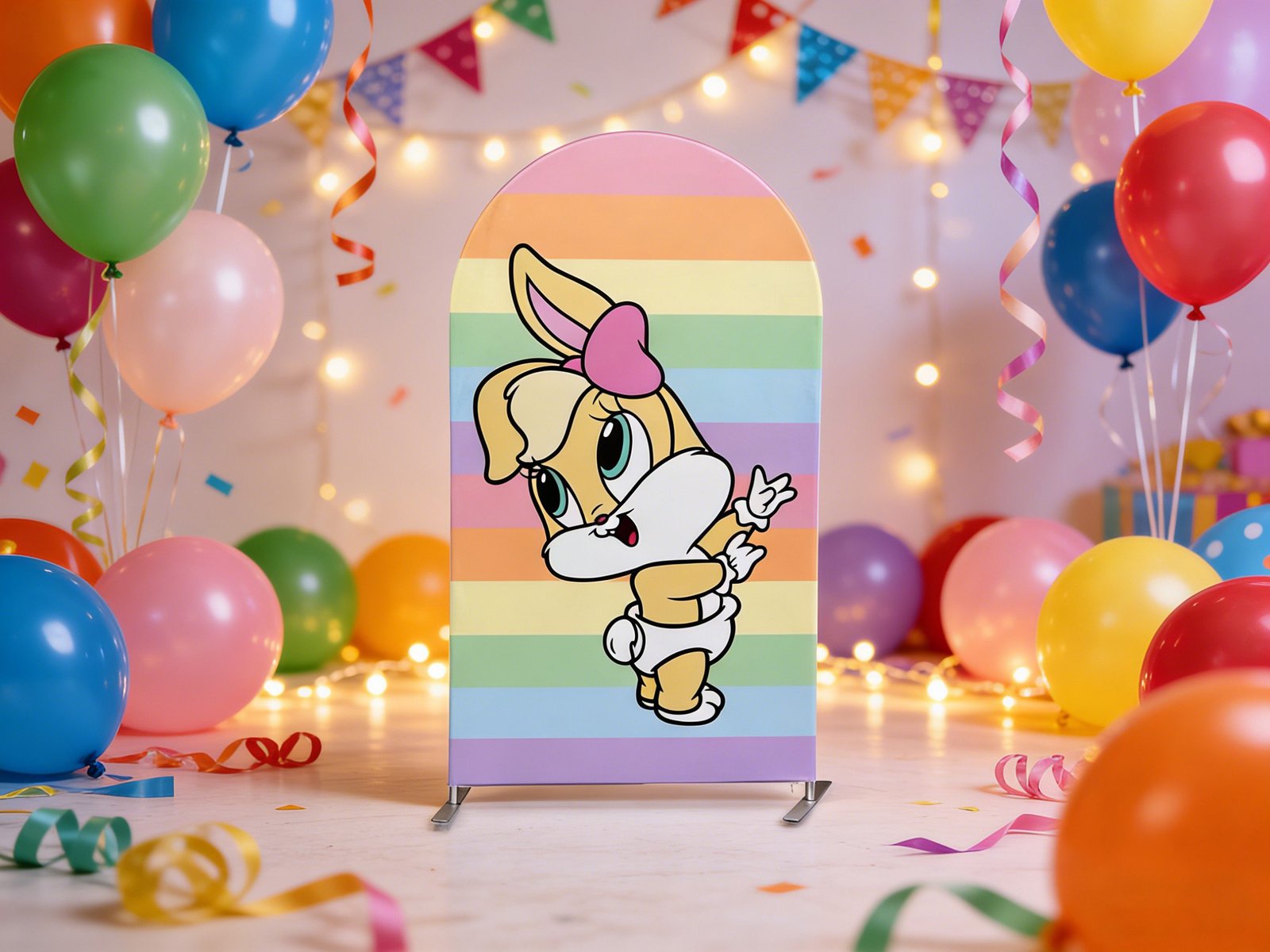 Baby Lola Bunny Backdrop Cover Baby Lola Bunny Backdrop Cover