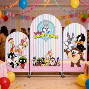Baby Looney Tunes Theme Backdrop Cover