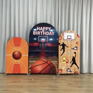 Basketball Theme Backdrop Cover