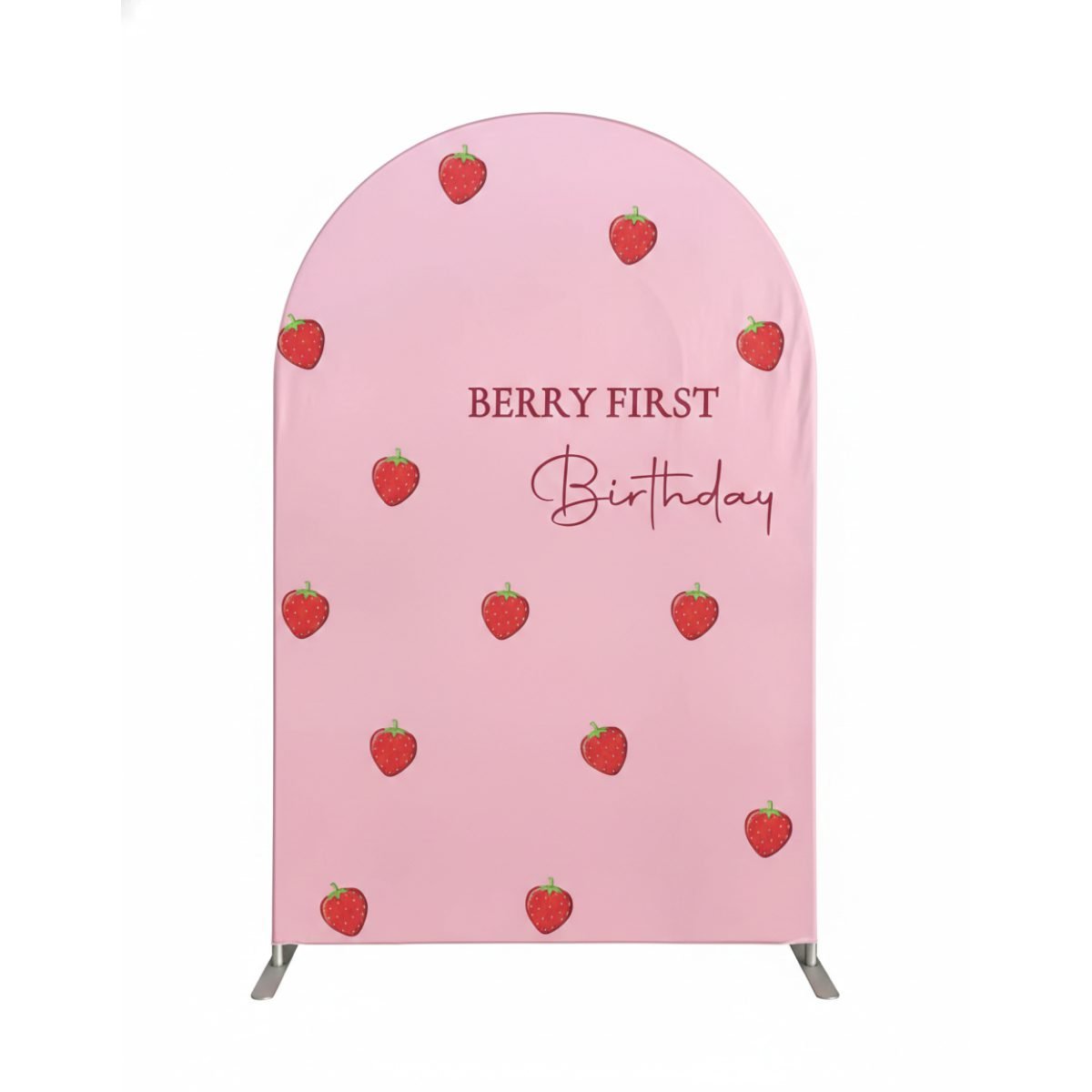 sweet strawberry theme backdrop cover Sweet Strawberry Theme Backdrop Cover