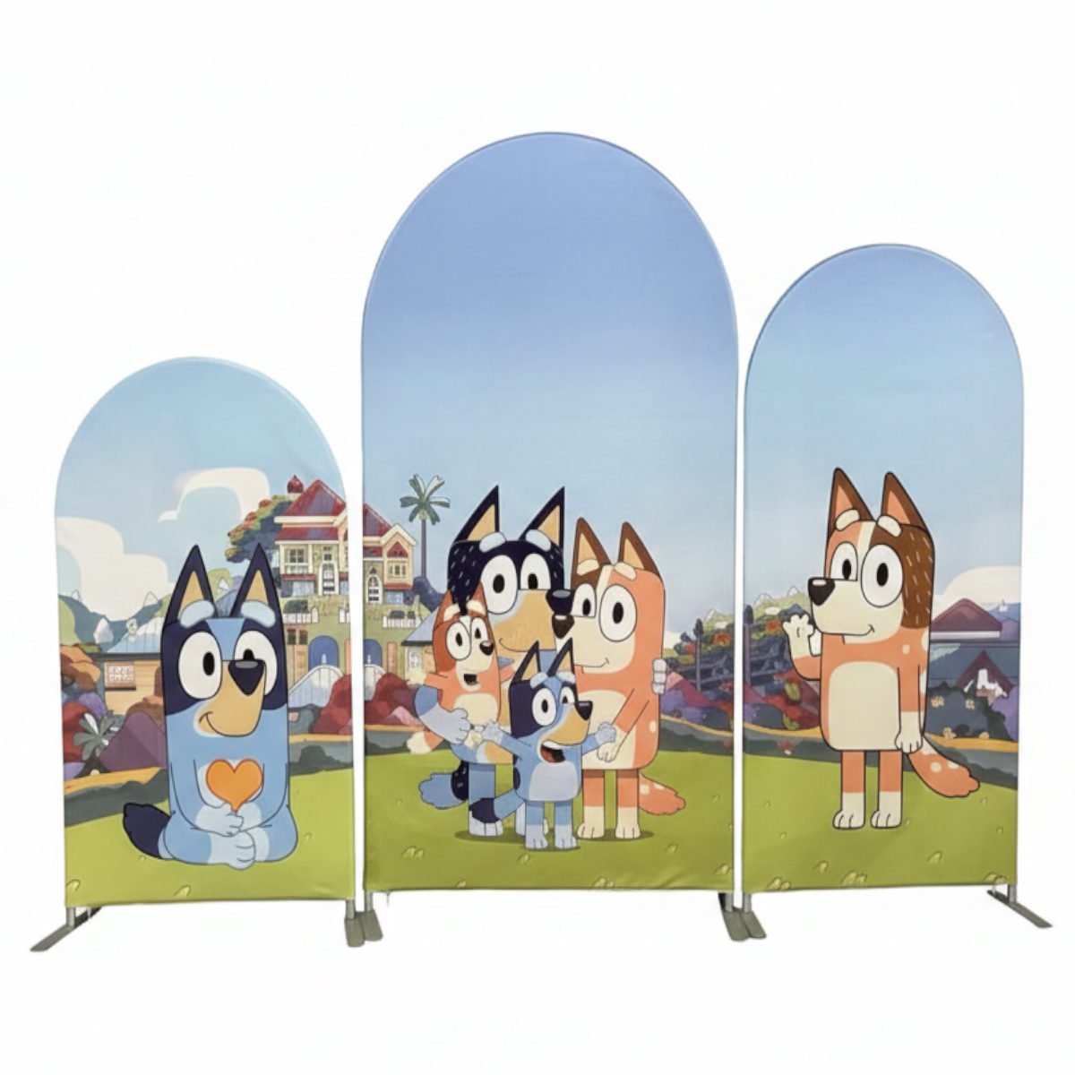 Bluey Theme Birthday Backdrop for Boys and Girls, Blue Dog Cartoon Arch Wall Decor, Kids First Birthday Party Supplies, Outdoor Garden Theme Chiara Backdrop Bluey Theme Birthday Backdrop for Boys and Girls, Blue Dog Cartoon Arch Wall Decor, Kids First Birthday Party Supplies, Outdoor Garden Theme Chiara Backdrop
