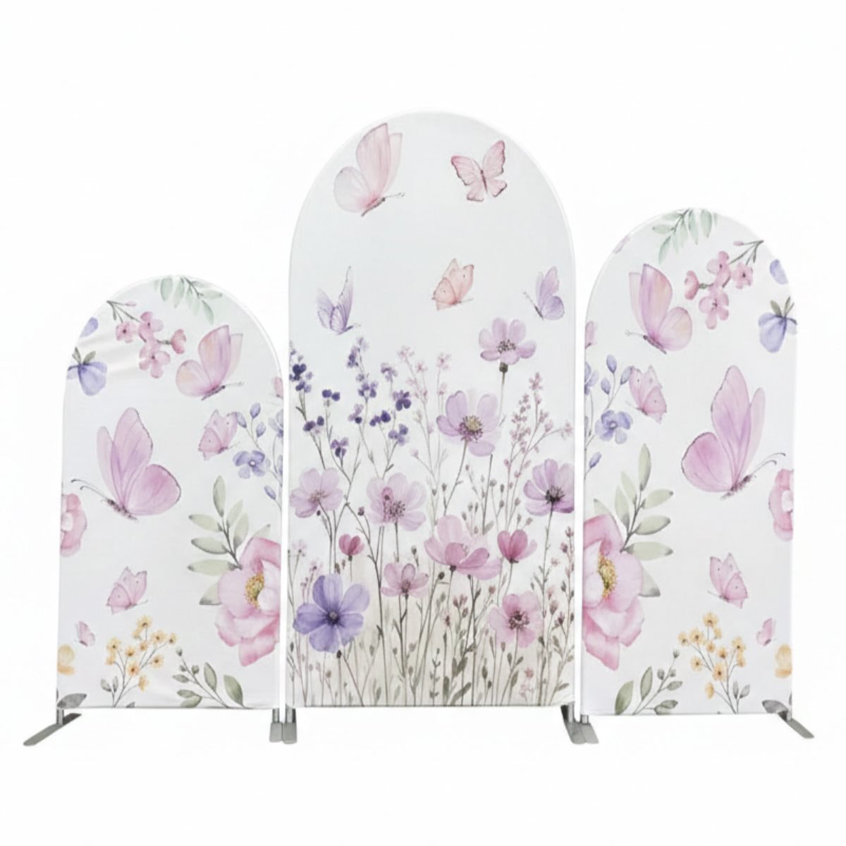 Boho Butterfly Floral Theme Backdrop Cover Boho Butterfly Floral Theme Backdrop Cover