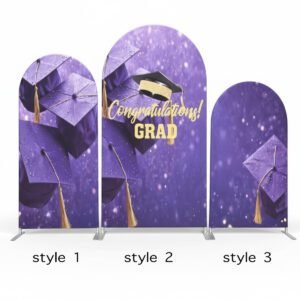 Congratulations GRAD Theme Backdrop Cover