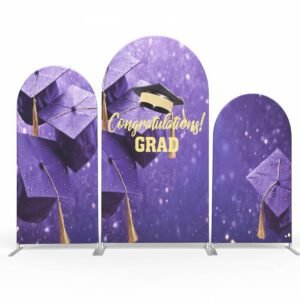Congratulations GRAD Theme Backdrop Cover