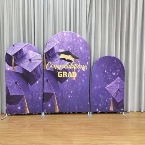 Congratulations GRAD Theme Backdrop Cover