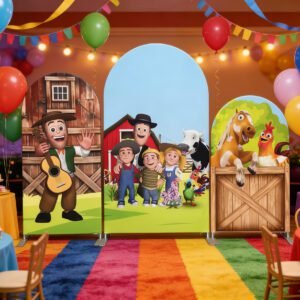 farm theme backdrop cover