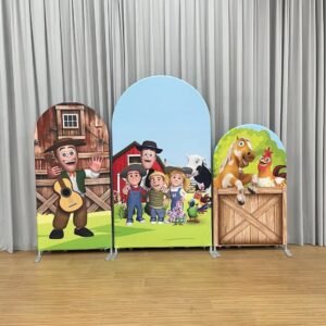 farm theme backdrop cover