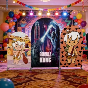 Flintstones Theme Backdrop Cover