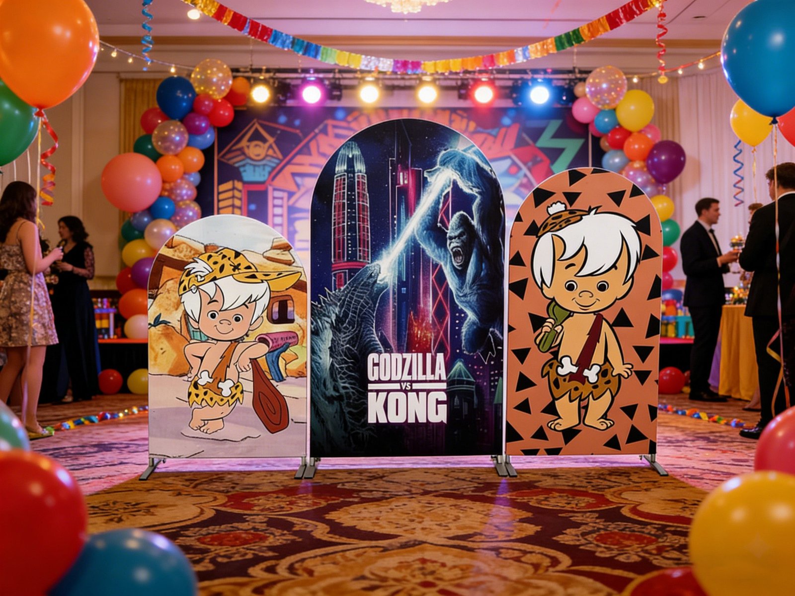 Flintstones Theme Backdrop Cover Flintstones Theme Backdrop Cover