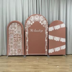 mi bautizo backdrop cover