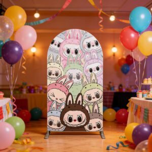 Labubu Full Print Backdrop Cover