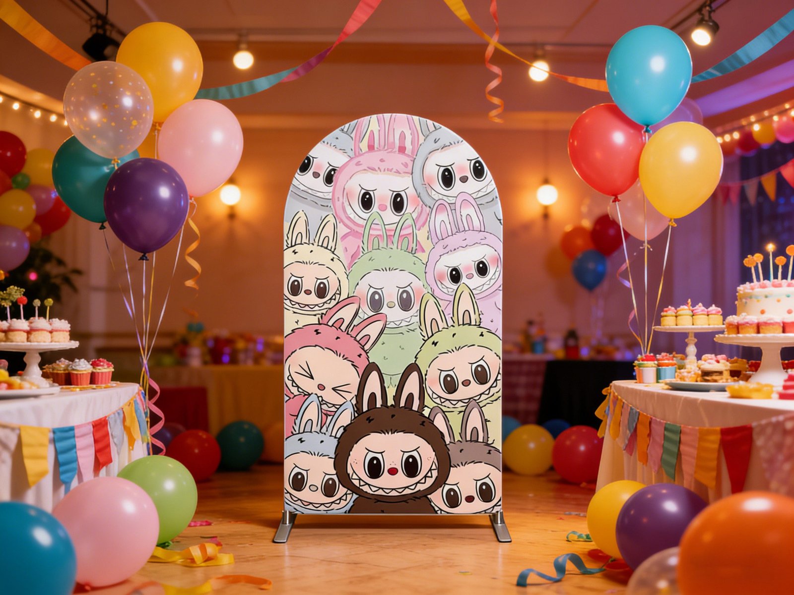 Labubu Full Print Backdrop Cover Labubu Full Print Backdrop Cover