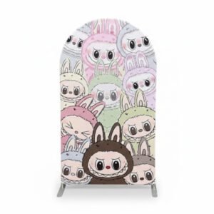 Labubu Full Print Backdrop Cover