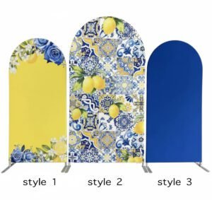 Lemonade Citrus Theme Backdrop Cover