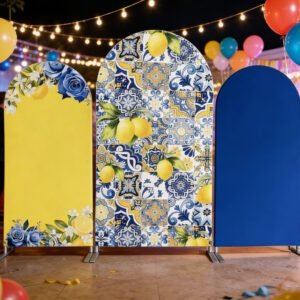 Lemonade Citrus Theme Backdrop Cover