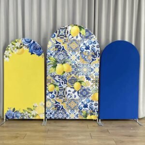 Lemonade Citrus Theme Backdrop Cover