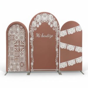 mi bautizo backdrop cover