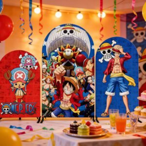 one piece theme backdrop cover