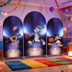 looney tunes theme backdrop cover