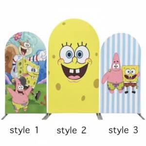 SpongeBob SquarePants Chiara Wall Arch Backdrop Set - Kids Birthday Party Decor 03