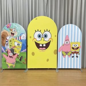SpongeBob SquarePants Chiara Wall Arch Backdrop Set - Kids Birthday Party Decor 03