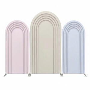 Pastel Grooved Theme Backdrop Cover